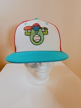 New Era  Baseball Avocado Character Cap - White & Teal